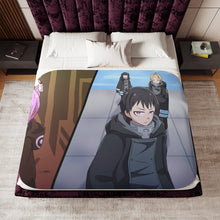 Load image into Gallery viewer, Anime Fire Force Sherpa Blanket