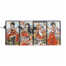 Load image into Gallery viewer, Memory Defrag - Priestess Banner RGB LED Mouse Pad (Desk Mat)