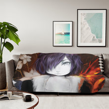 Load image into Gallery viewer, Anime Tokyo Ghoul Sherpa Blanket