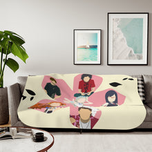 Load image into Gallery viewer, Anohana Meiko Honma, Jinta Yadomi, Naruko Anjou, Tetsudou Hisakawa, Chiriko Tsurumi Sherpa Blanket