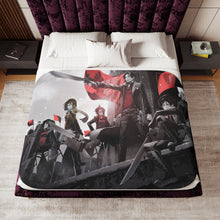 Load image into Gallery viewer, Anime Attack On Titan Sherpa Blanket
