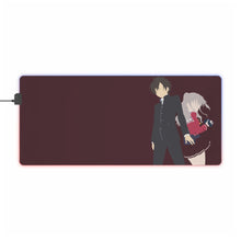 Load image into Gallery viewer, Yū Otosaka and Nao Tomori Together Minimalist RGB LED Mouse Pad (Desk Mat)