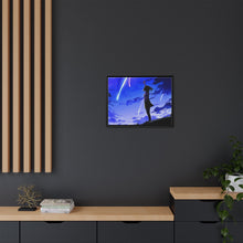 Load image into Gallery viewer, Anime Your Name. Canvas Framed Art Print