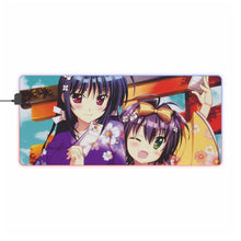 Load image into Gallery viewer, Magical Girl Lyrical Nanoha RGB LED Mouse Pad (Desk Mat)