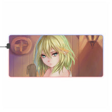 Load image into Gallery viewer, Is It Wrong To Try To Pick Up Girls In A Dungeon? RGB LED Mouse Pad (Desk Mat)
