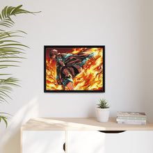 Load image into Gallery viewer, Fire Force Shinra Kusakabe Canvas Framed Art Print
