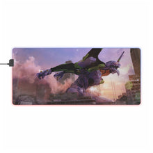 Load image into Gallery viewer, Evangelion Unit-01 in a bloody rage RGB LED Mouse Pad (Desk Mat)
