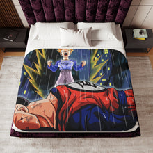 Load image into Gallery viewer, Future Trunks goes Super Saiyan Sherpa Blanket
