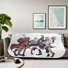 Load image into Gallery viewer, Stardust Crusaders Sherpa Blanket