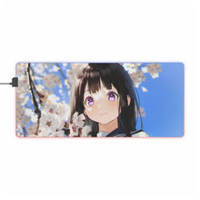 Load image into Gallery viewer, Hyouka Eru Chitanda RGB LED Mouse Pad (Desk Mat)