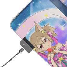 Load image into Gallery viewer, Memory Defrag Stars Banner RGB LED Mouse Pad (Desk Mat)