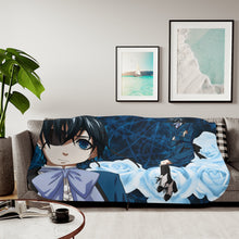 Load image into Gallery viewer, Anime Black Butler Sherpa Blanket