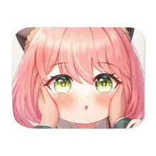 Load image into Gallery viewer, Anya Forger Sherpa Blanket