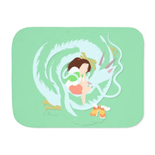 Load image into Gallery viewer, Anime Spirited Away Sherpa Blanket