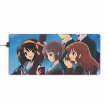Load image into Gallery viewer, The Melancholy Of Haruhi Suzumiya RGB LED Mouse Pad (Desk Mat)