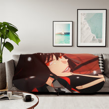 Load image into Gallery viewer, Anime Kakegurui Sherpa Blanket