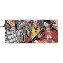 Load image into Gallery viewer, One Piece Monkey D. Luffy RGB LED Mouse Pad (Desk Mat)