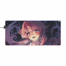 Load image into Gallery viewer, Mirai Nikki Yuno Gasai RGB LED Mouse Pad (Desk Mat)
