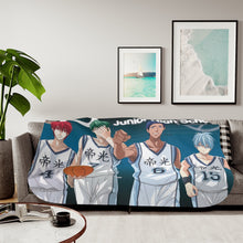 Load image into Gallery viewer, Kuroko's Basketball Tetsuya Kuroko, Daiki Aomine, Atsushi Murasakibara Sherpa Blanket