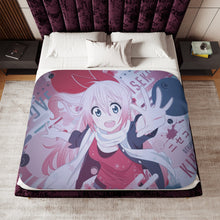 Load image into Gallery viewer, Chitoge Kirisaki Sherpa Blanket