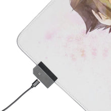 Load image into Gallery viewer, Mirai Nikki Yuno Gasai, Yukiteru Amano RGB LED Mouse Pad (Desk Mat)
