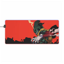 Load image into Gallery viewer, Izuku Midoriya RGB LED Mouse Pad (Desk Mat)