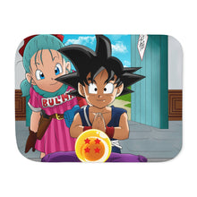 Load image into Gallery viewer, Dragon Ball Bulma Sherpa Blanket