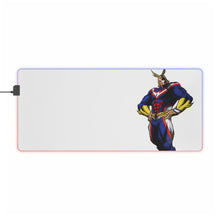 Load image into Gallery viewer, My Hero Academia All Might RGB LED Mouse Pad (Desk Mat)