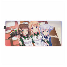 Load image into Gallery viewer, Is The Order A Rabbit? RGB LED Mouse Pad (Desk Mat)