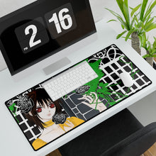 Load image into Gallery viewer, Girl with black rose Mouse Pad (Desk Mat)