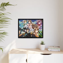 Load image into Gallery viewer, Sword Art Online Asuna Yuuki, Suguha Kirigaya Canvas Framed Art Print