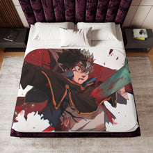 Load image into Gallery viewer, Anime Black Clover Sherpa Blanket