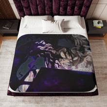 Load image into Gallery viewer, Asta Demonic Form Sherpa Blanket