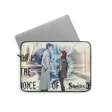 Load image into Gallery viewer, Makise Kurisu & Rintarou Okabe Laptop Sleeve