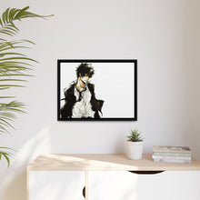 Load image into Gallery viewer, Shinya Kogami Serious Canvas Framed Art Print
