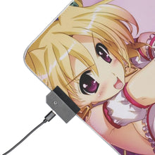 Load image into Gallery viewer, Magical Girl Lyrical Nanoha RGB LED Mouse Pad (Desk Mat)