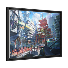 Load image into Gallery viewer, Saitama Looking Out Over the City Canvas Framed Art Print