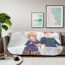 Load image into Gallery viewer, Anime Food Wars: Shokugeki no Soma Sherpa Blanket