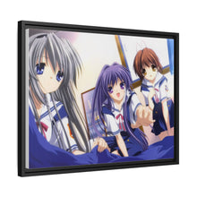 Load image into Gallery viewer, Clannad Nagisa Furukawa, Tomoyo Sakagami, Kyou Fujibayashi Canvas Framed Art Print