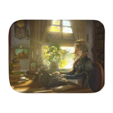 Load image into Gallery viewer, Violet Evergarden Sherpa Blanket