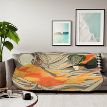Load image into Gallery viewer, Anime Spirited Away Sherpa Blanket