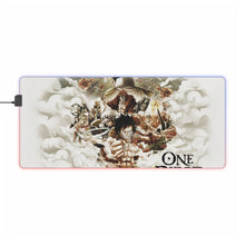 Load image into Gallery viewer, One Piece Monkey D. Luffy, Roronoa Zoro, Sanji, Nico Robin, Tony Tony Chopper RGB LED Mouse Pad (Desk Mat)