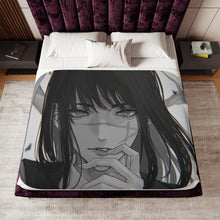 Load image into Gallery viewer, Anime Chainsaw Man Sherpa Blanket