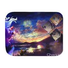 Load image into Gallery viewer, Nao Tomori holding a apple Sherpa Blanket