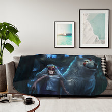 Load image into Gallery viewer, Anime Princess Mononoke Sherpa Blanket