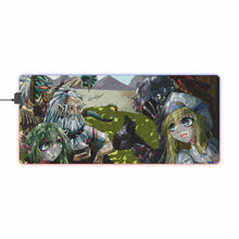 Load image into Gallery viewer, Goblin Slayer Dwarf Shaman, Goblin Slayer, High Elf Archer, Lizard Priest, Priestess RGB LED Mouse Pad (Desk Mat)