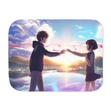 Load image into Gallery viewer, Taki and Mitsuha (Your Name) Sherpa Blanket
