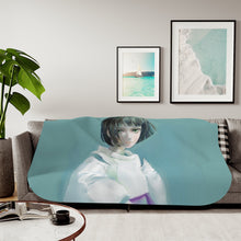 Load image into Gallery viewer, Anime Spirited Away Sherpa Blanket
