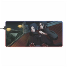 Load image into Gallery viewer, Sasuke and Itachi RGB LED Mouse Pad (Desk Mat)
