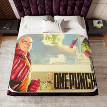 Load image into Gallery viewer, Saitama Sherpa Blanket